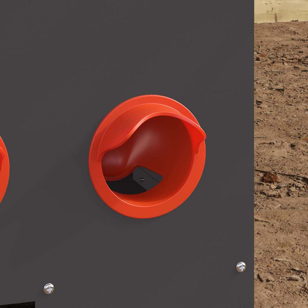 Kip voerbak 2 pcs Zwart 60,5 x 29 x 51 cm Koudgewalst Staal is nu te koop bij PeponiXL, paradijselijk wonen!