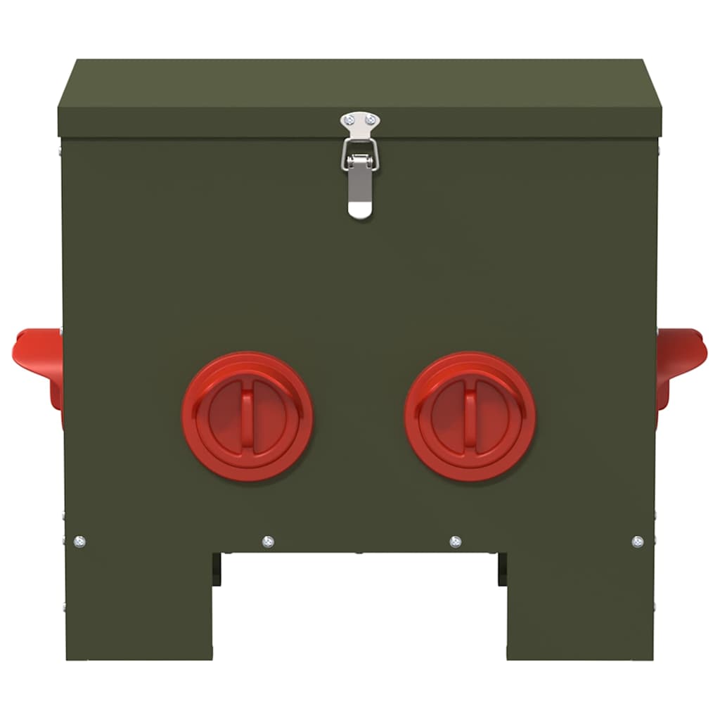 Kip voerbak 2 pcs Olijf Groen 40,5 x 25 x 38 cm is nu te koop bij PeponiXL, paradijselijk wonen!