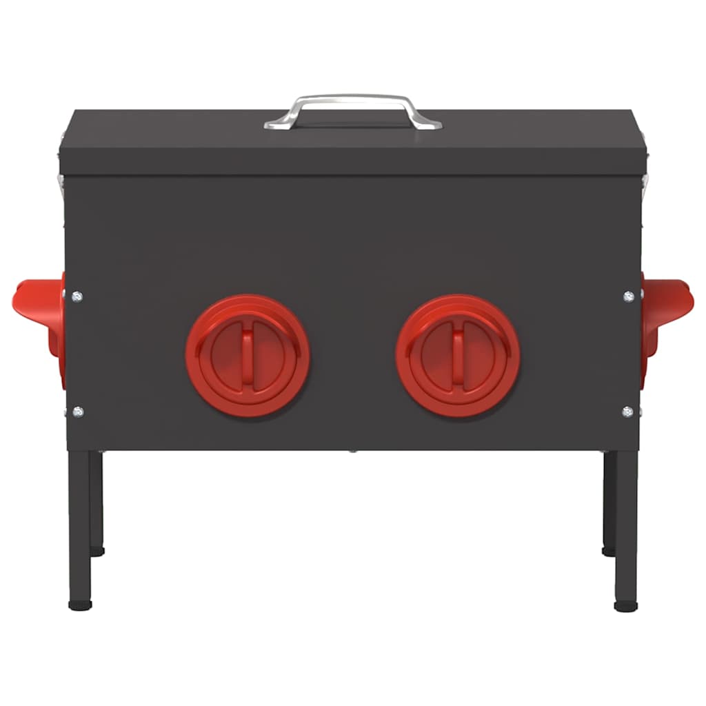 Kip voerbak 2 pcs Zwart 41,5 x 20,5 x 33 cm Koudgewalst Staal is nu te koop bij PeponiXL, paradijselijk wonen!