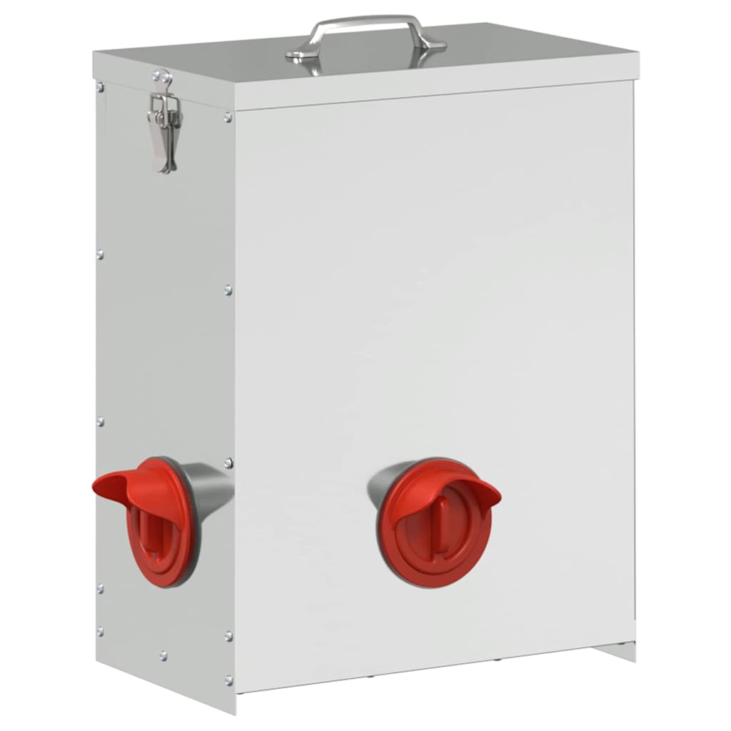 Kip voerbak 2 pcs Zilver 32,5 x 20,5 x 43 cm is nu te koop bij PeponiXL, paradijselijk wonen!