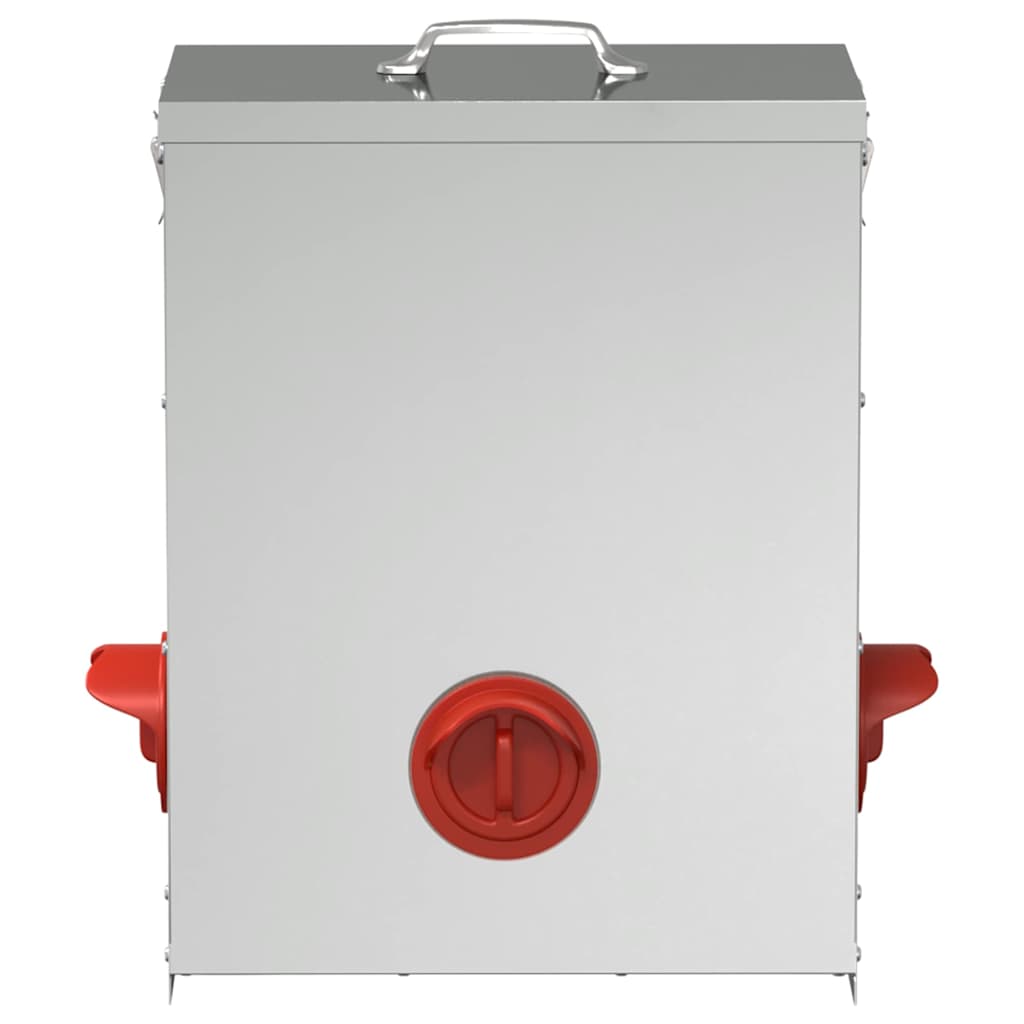 Kip voerbak 2 pcs Zilver 32,5 x 20,5 x 43 cm is nu te koop bij PeponiXL, paradijselijk wonen!