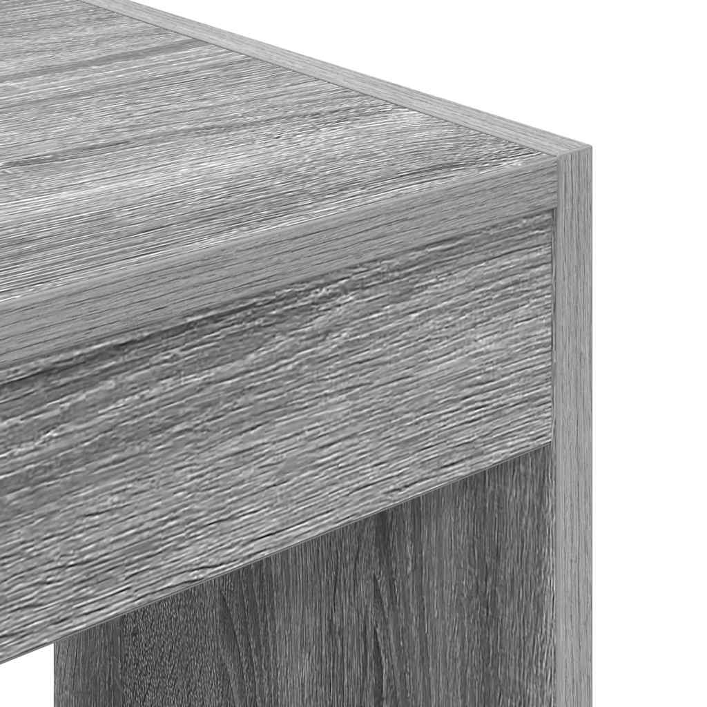 Boekenkast met plank Grijs Sonoma 80 x 30 x 198 cm Bewerkt hout is nu te koop bij PeponiXL, paradijselijk wonen!