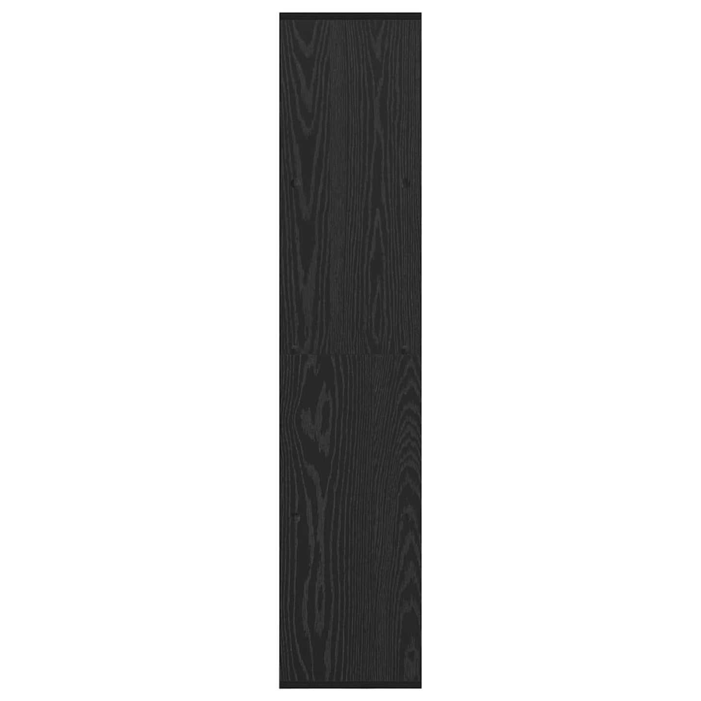 Boekenkast Zwart Eiken 137,5 x 29 x 137,5 cm Bewerkt hout is nu te koop bij PeponiXL, paradijselijk wonen!