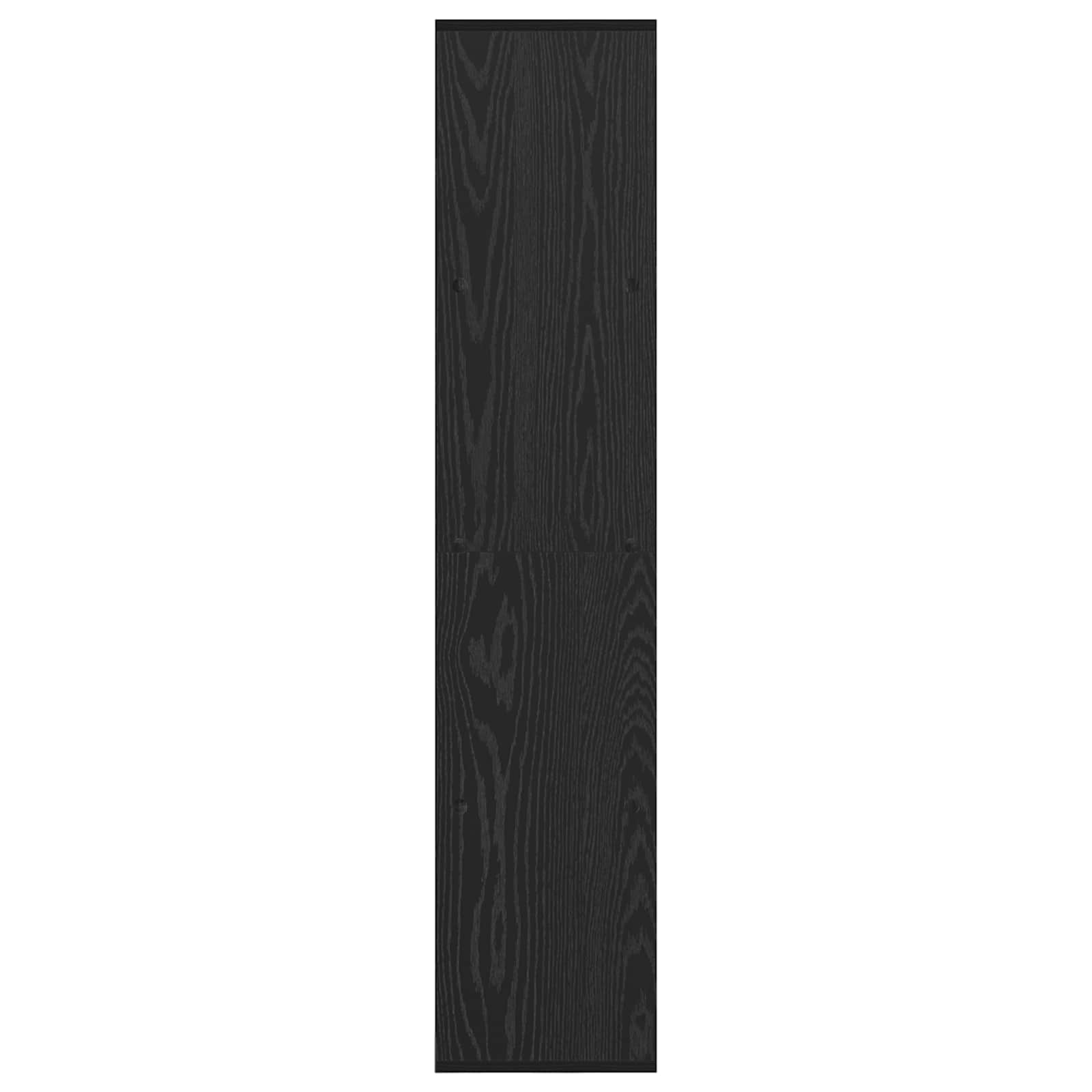 Boekenkast Zwart Eiken 137,5 x 29 x 137,5 cm Bewerkt hout is nu te koop bij PeponiXL, paradijselijk wonen!