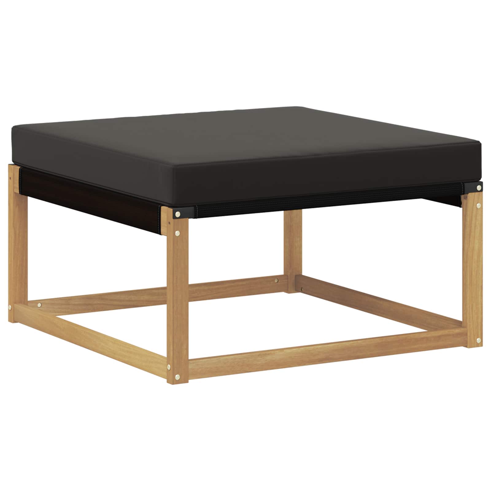 Buiten bankenset met kussen 5 pcs Wit en zwart is nu te koop bij PeponiXL, paradijselijk wonen!