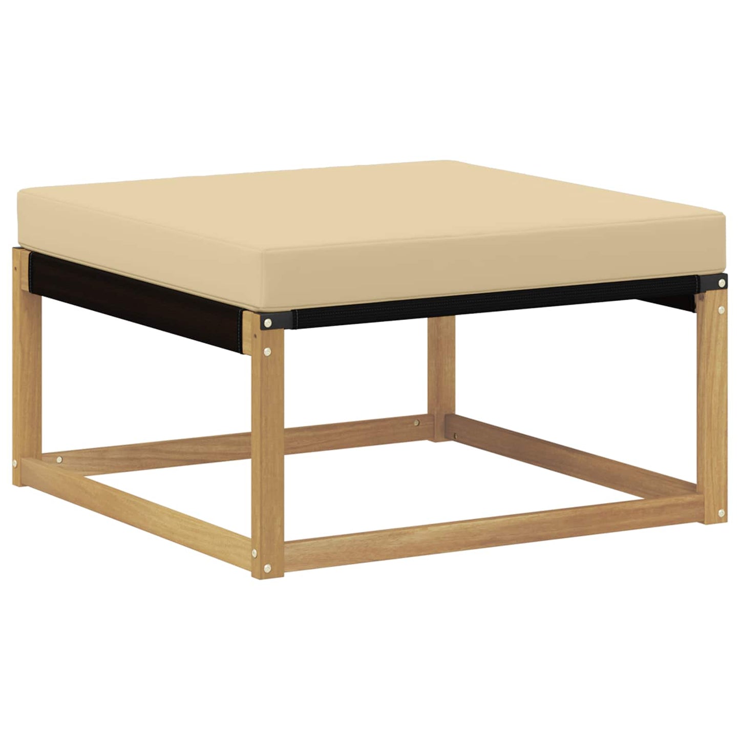 Buiten bankenset met kussen 5 pcs Wit en Beige is nu te koop bij PeponiXL, paradijselijk wonen!