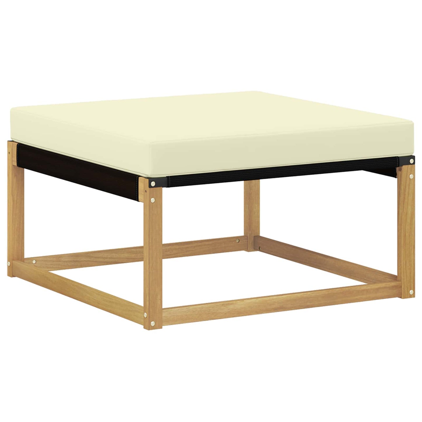Buiten bankenset met kussen 5 pcs Wit en crèmekleurig is nu te koop bij PeponiXL, paradijselijk wonen!
