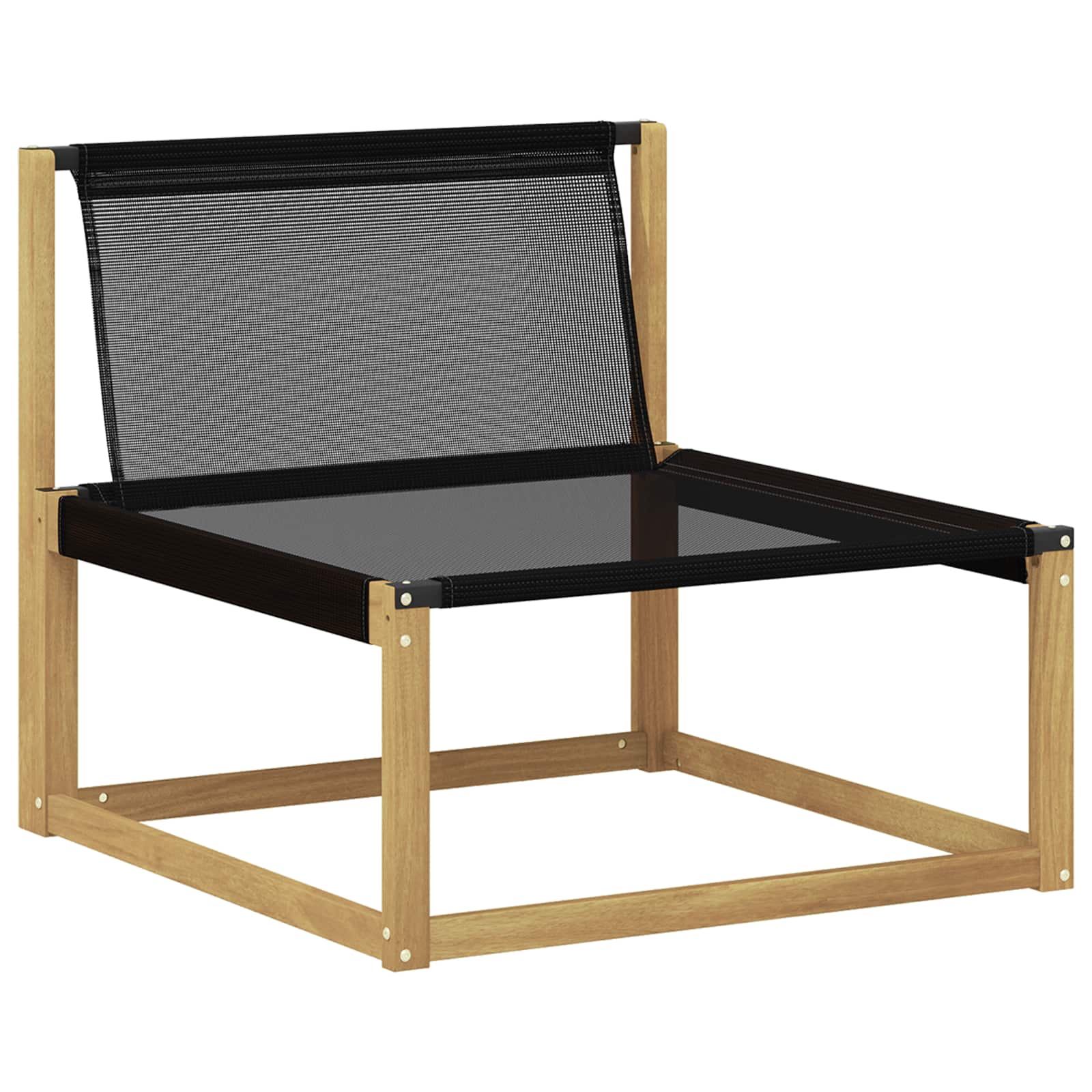 Buiten bankenset met kussen 5 pcs Wit en zwart is nu te koop bij PeponiXL, paradijselijk wonen!