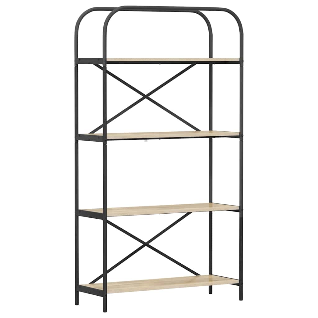 Boekenkast Sonoma Eiken 80 x 30 x 146 cm Bewerkt hout is nu te koop bij PeponiXL, paradijselijk wonen!