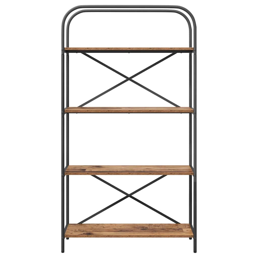 Boekenkast Oudhout 80 x 30 x 146 cm Bewerkt hout is nu te koop bij PeponiXL, paradijselijk wonen!