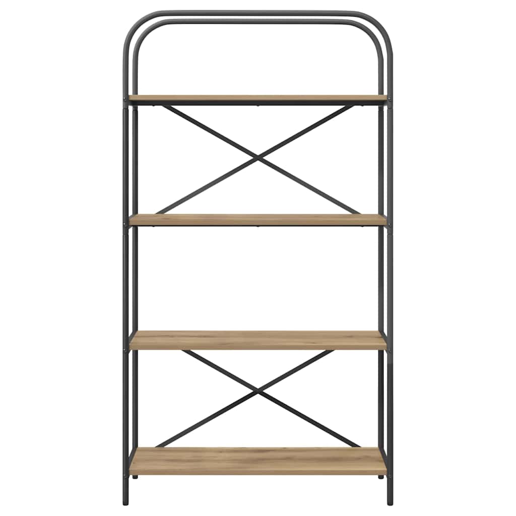 Boekenkast Artisan Eiken 80 x 30 x 146 cm Bewerkt hout is nu te koop bij PeponiXL, paradijselijk wonen!