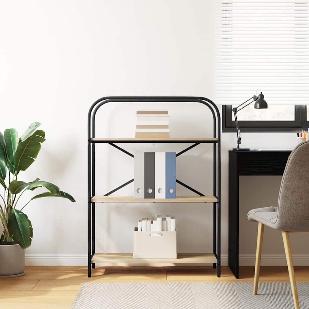 Boekenkast Sonoma Eiken 80 x 30 x 109 cm Bewerkt hout is nu te koop bij PeponiXL, paradijselijk wonen!