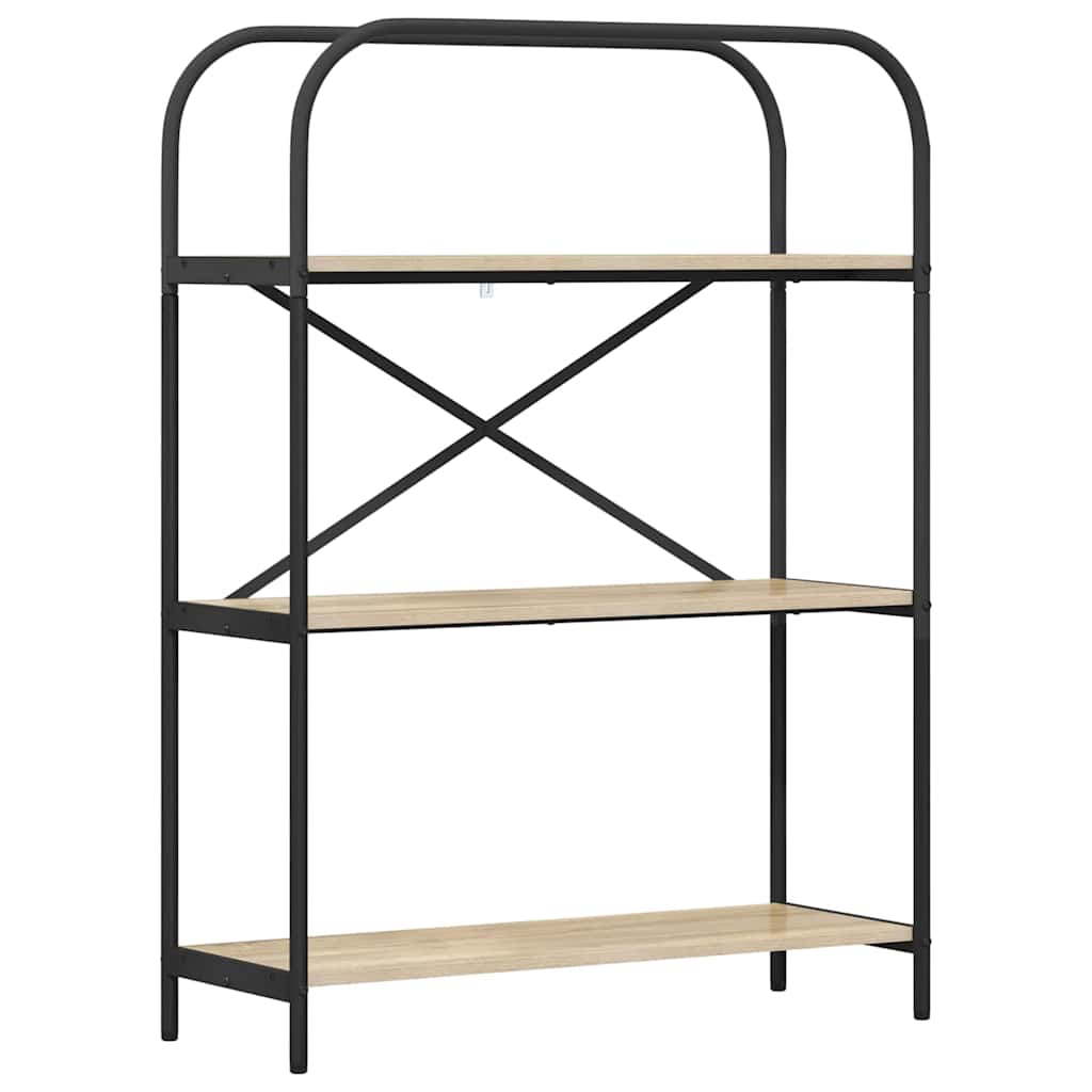 Boekenkast Sonoma Eiken 80 x 30 x 109 cm Bewerkt hout is nu te koop bij PeponiXL, paradijselijk wonen!