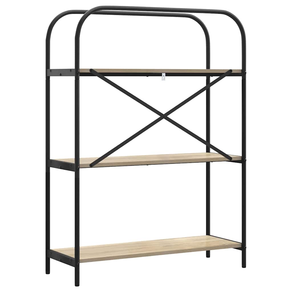 Boekenkast Sonoma Eiken 80 x 30 x 109 cm Bewerkt hout is nu te koop bij PeponiXL, paradijselijk wonen!