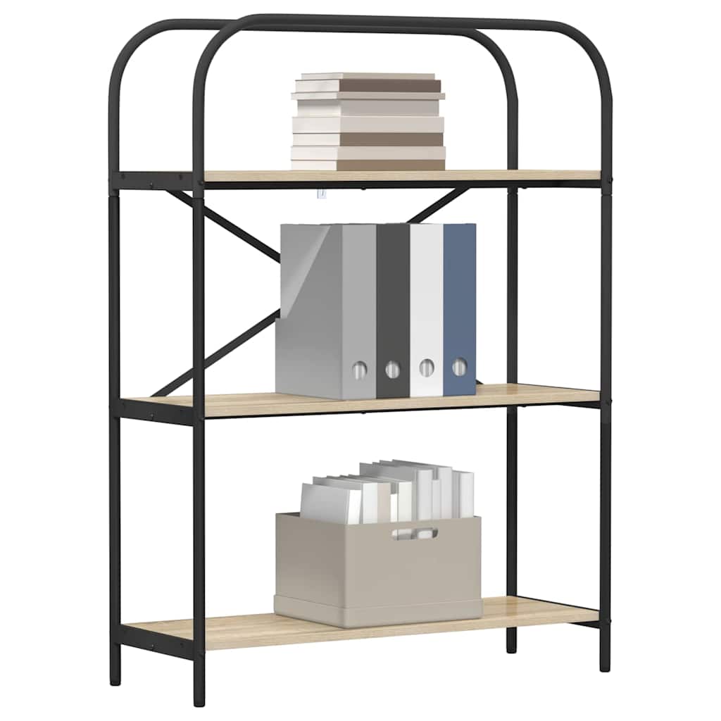 Boekenkast Sonoma Eiken 80 x 30 x 109 cm Bewerkt hout is nu te koop bij PeponiXL, paradijselijk wonen!