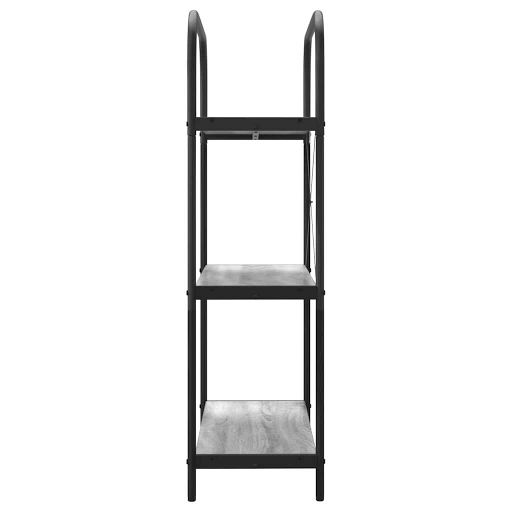 Boekenkast Grijs Sonoma 80 x 30 x 109 cm Bewerkt hout is nu te koop bij PeponiXL, paradijselijk wonen!