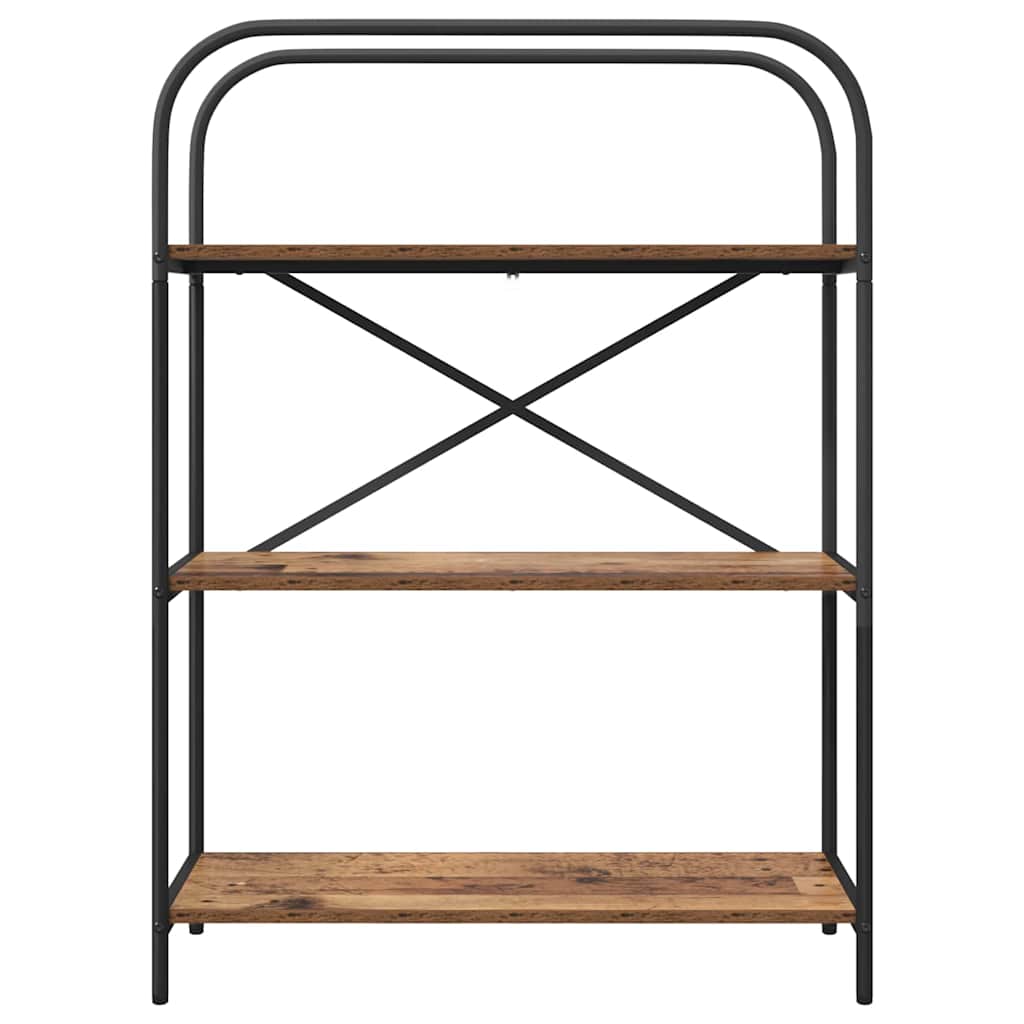 Boekenkast Oudhout 80 x 30 x 109 cm Bewerkt hout is nu te koop bij PeponiXL, paradijselijk wonen!