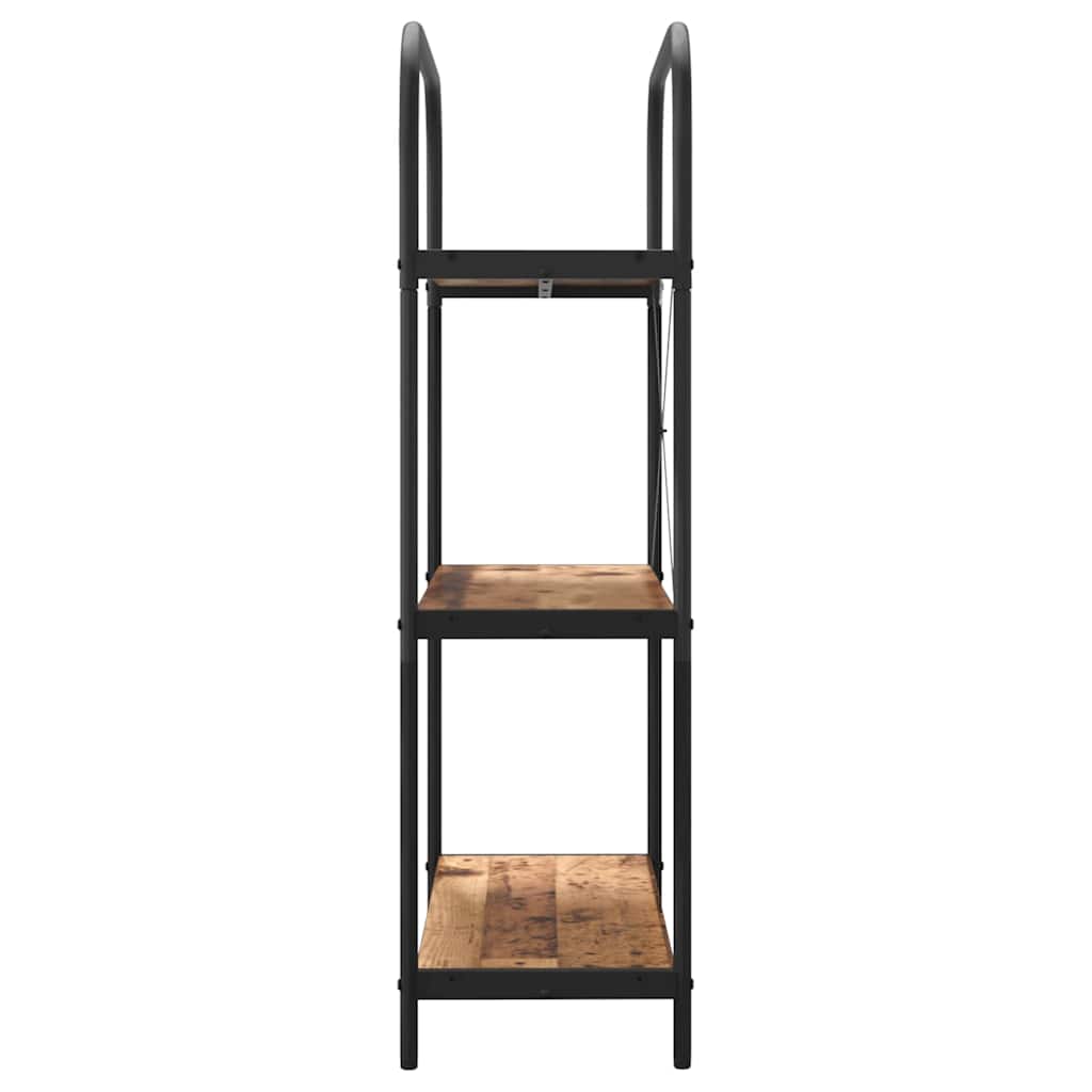 Boekenkast Oudhout 80 x 30 x 109 cm Bewerkt hout is nu te koop bij PeponiXL, paradijselijk wonen!