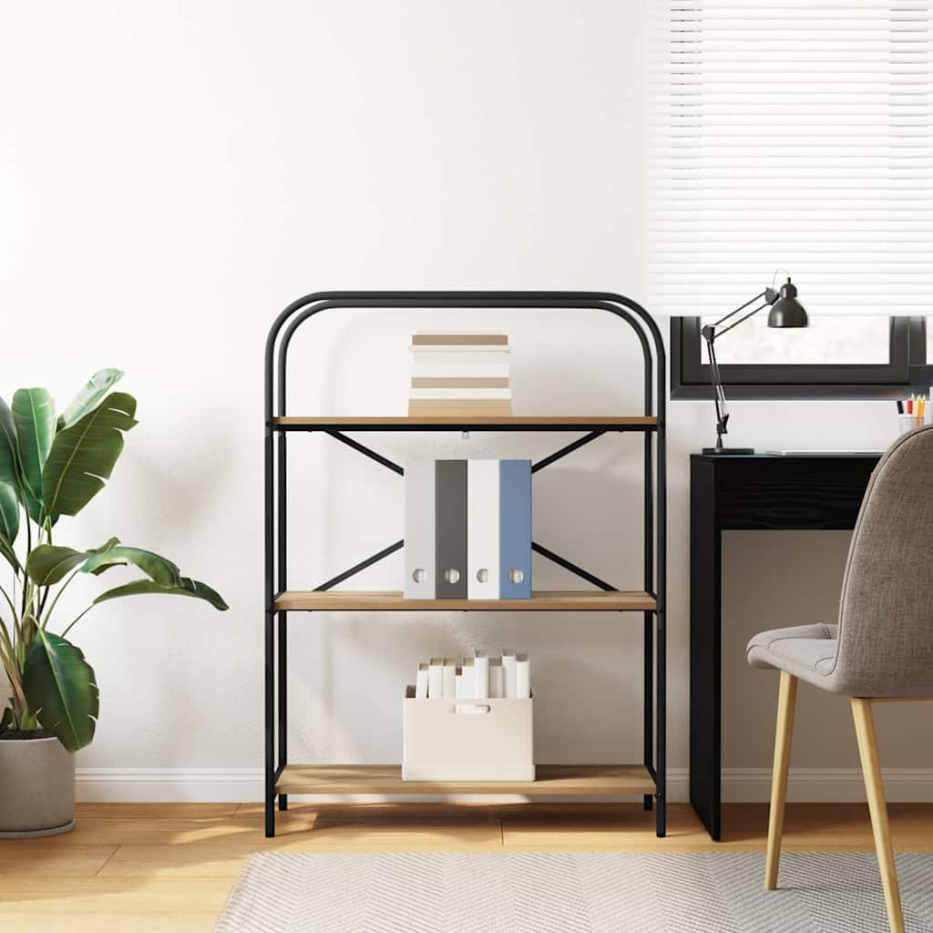 Boekenkast Artisan Eiken 80 x 30 x 109 cm Bewerkt hout is nu te koop bij PeponiXL, paradijselijk wonen!