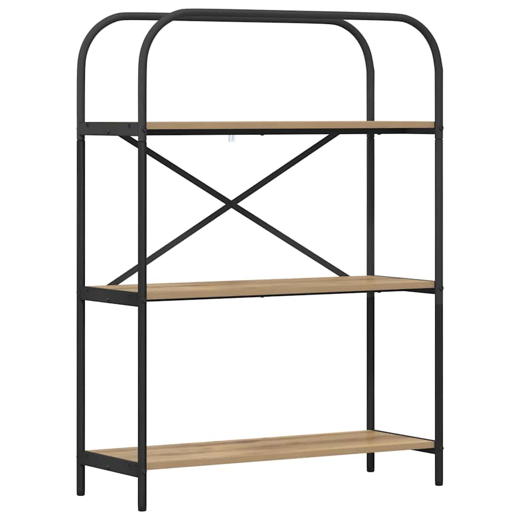 Boekenkast Artisan Eiken 80 x 30 x 109 cm Bewerkt hout is nu te koop bij PeponiXL, paradijselijk wonen!