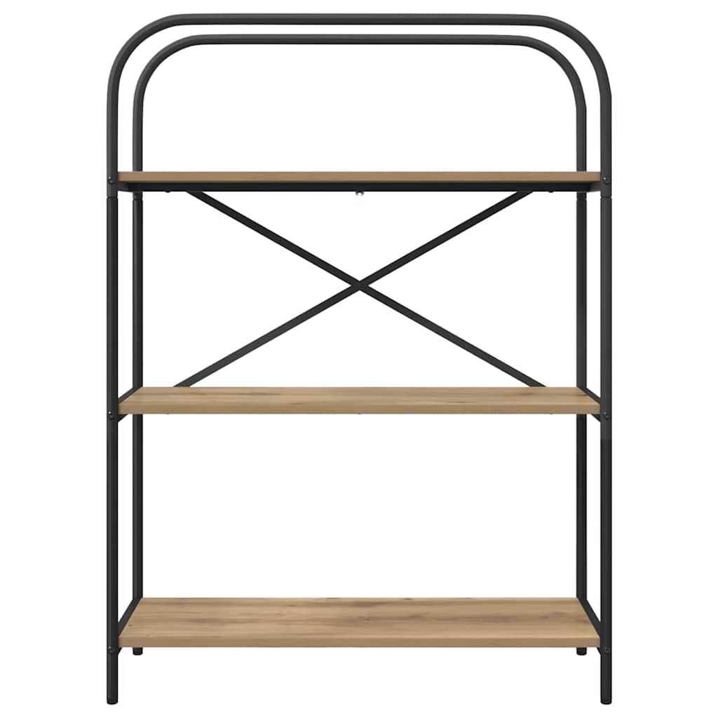 Boekenkast Artisan Eiken 80 x 30 x 109 cm Bewerkt hout is nu te koop bij PeponiXL, paradijselijk wonen!