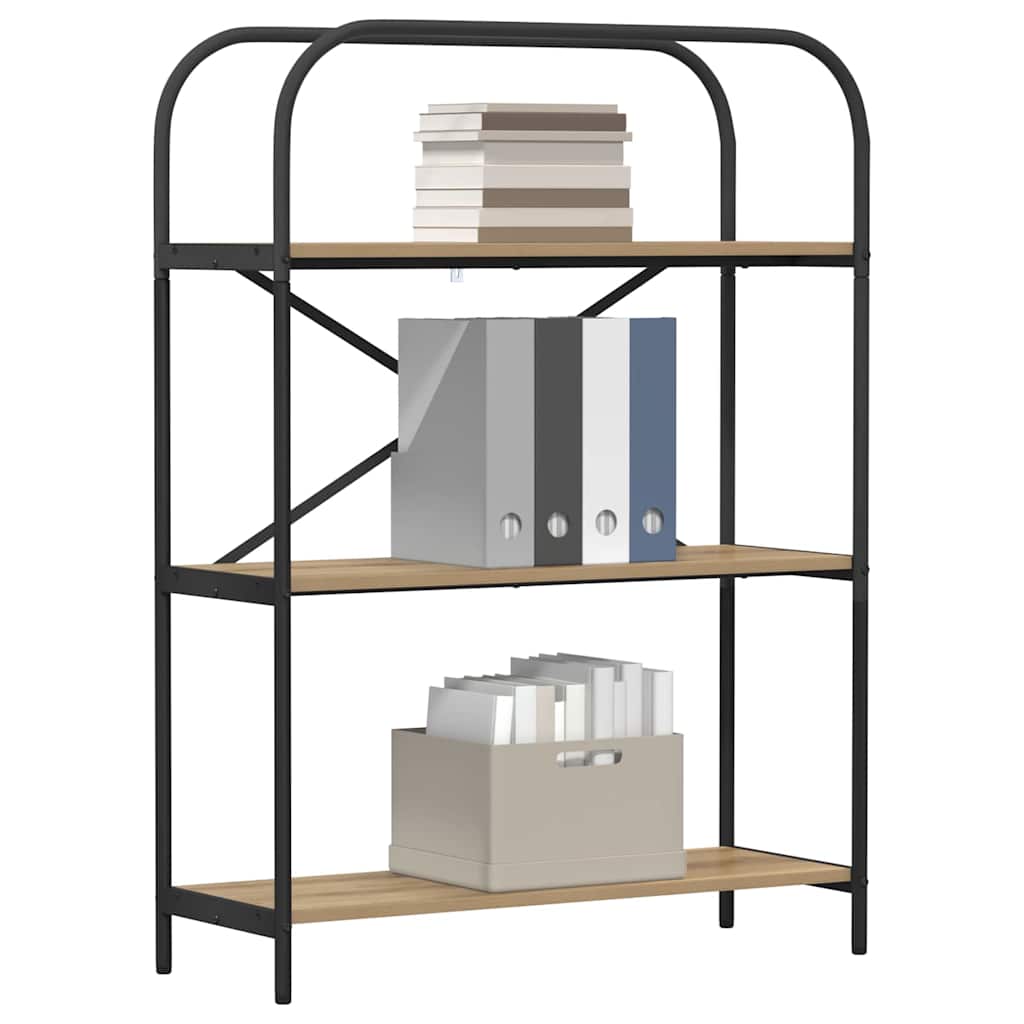 Boekenkast Artisan Eiken 80 x 30 x 109 cm Bewerkt hout is nu te koop bij PeponiXL, paradijselijk wonen!