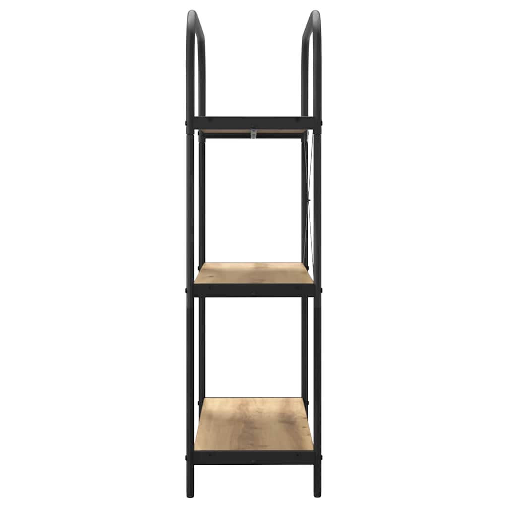 Boekenkast Artisan Eiken 80 x 30 x 109 cm Bewerkt hout is nu te koop bij PeponiXL, paradijselijk wonen!