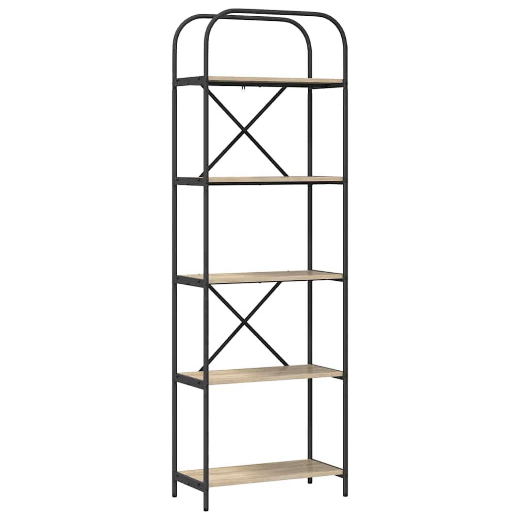 Boekenkast Sonoma Eiken 60 x 30 x 183 cm Bewerkt hout is nu te koop bij PeponiXL, paradijselijk wonen!