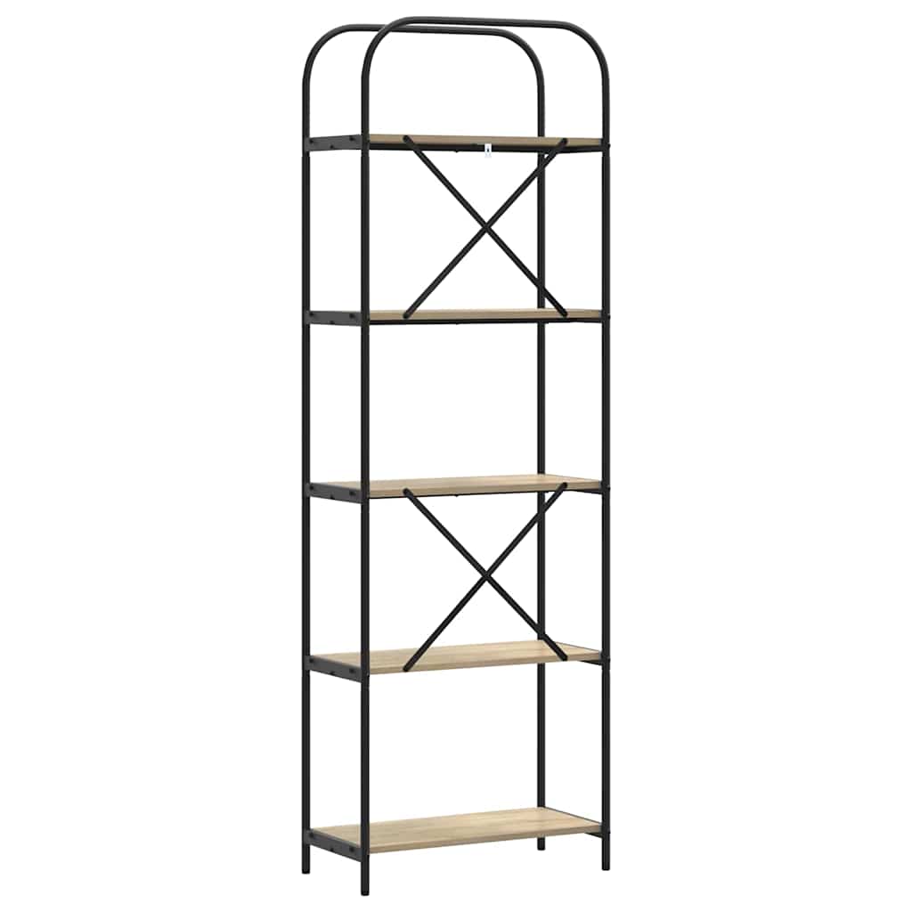 Boekenkast Sonoma Eiken 60 x 30 x 183 cm Bewerkt hout is nu te koop bij PeponiXL, paradijselijk wonen!