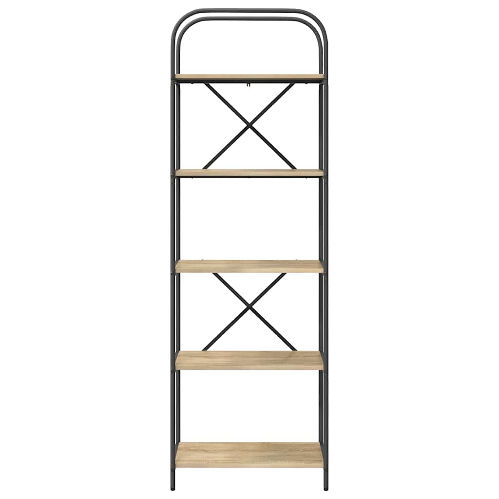 Boekenkast Sonoma Eiken 60 x 30 x 183 cm Bewerkt hout is nu te koop bij PeponiXL, paradijselijk wonen!