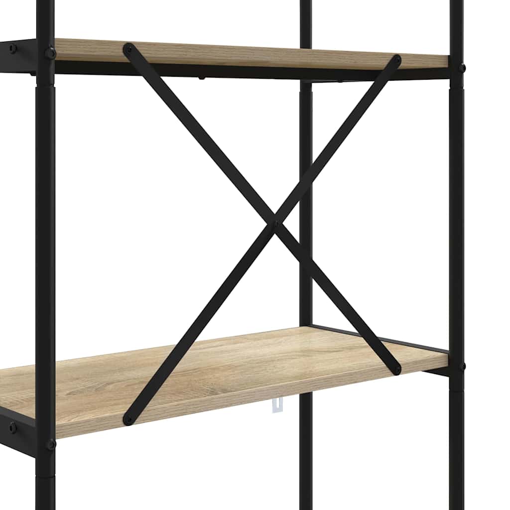 Boekenkast Sonoma Eiken 60 x 30 x 146 cm Bewerkt hout is nu te koop bij PeponiXL, paradijselijk wonen!