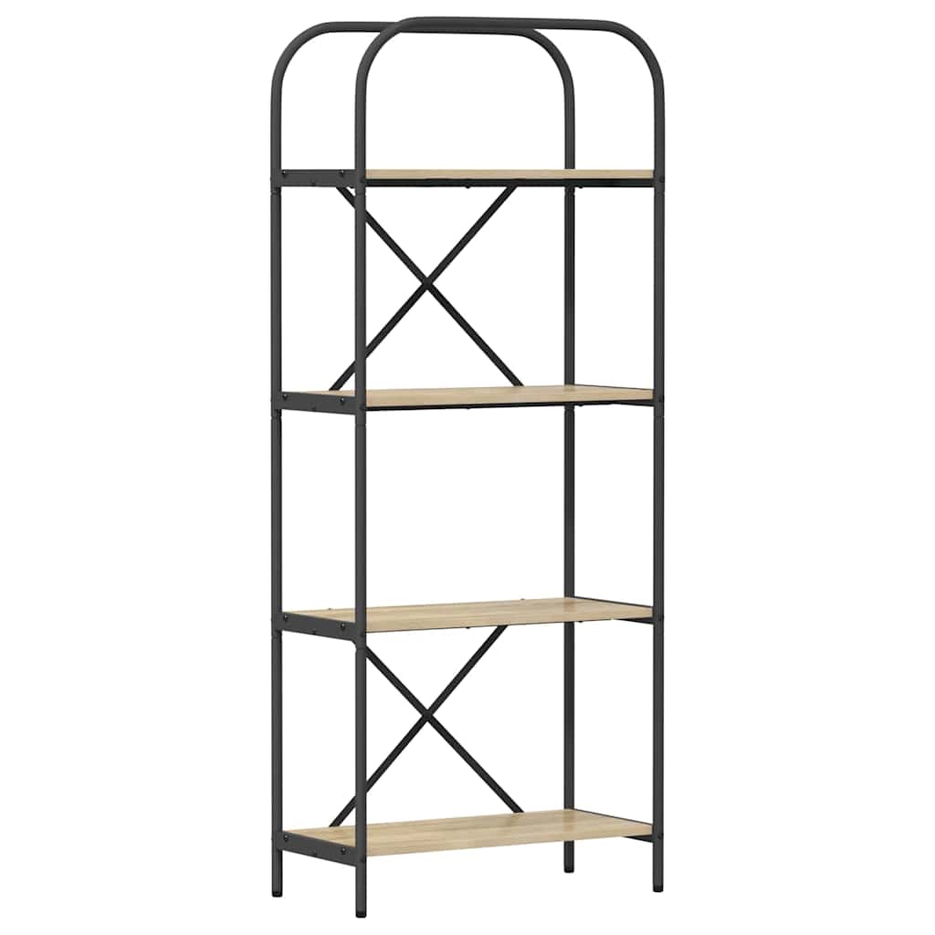 Boekenkast Sonoma Eiken 60 x 30 x 146 cm Bewerkt hout is nu te koop bij PeponiXL, paradijselijk wonen!