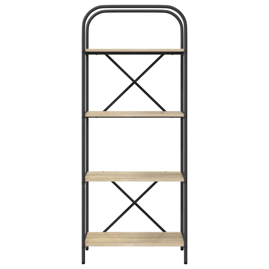 Boekenkast Sonoma Eiken 60 x 30 x 146 cm Bewerkt hout is nu te koop bij PeponiXL, paradijselijk wonen!