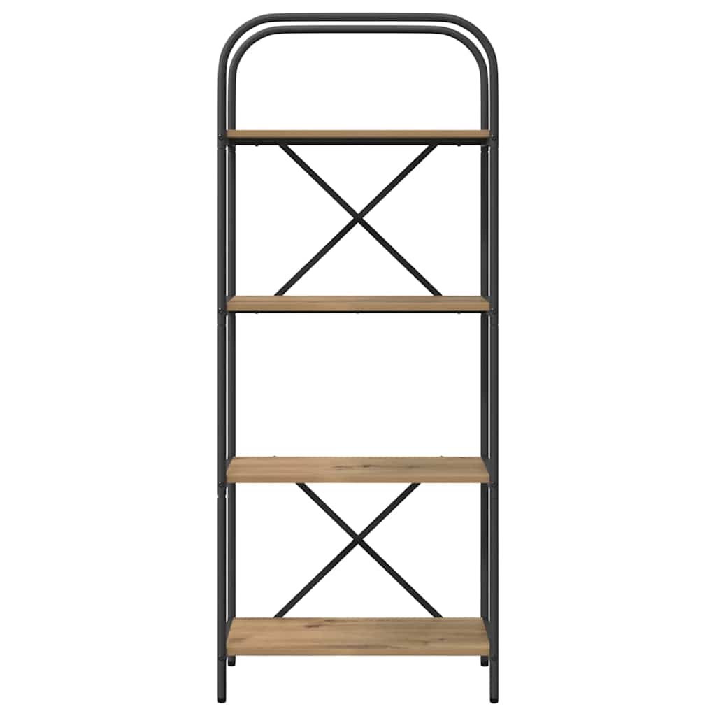 Boekenkast Artisan Eiken 60 x 30 x 146 cm Bewerkt hout is nu te koop bij PeponiXL, paradijselijk wonen!