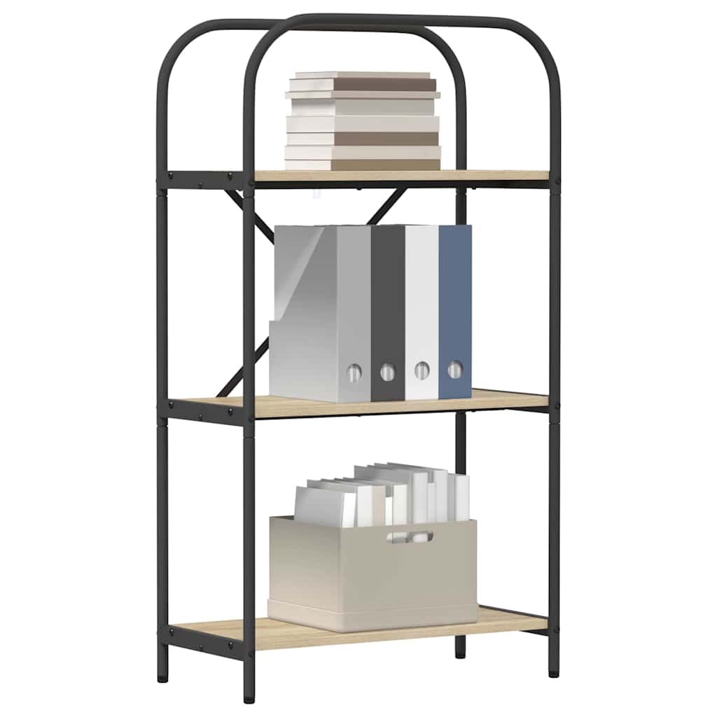 Boekenkast Sonoma Eiken 60 x 30 x 109 cm Bewerkt hout is nu te koop bij PeponiXL, paradijselijk wonen!