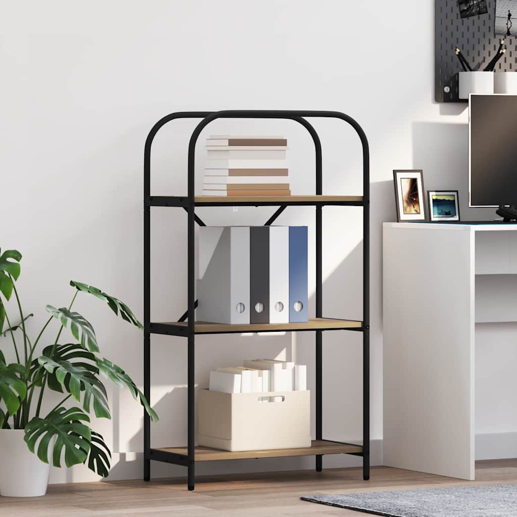 Boekenkast Artisan Eiken 60 x 30 x 109 cm Bewerkt hout is nu te koop bij PeponiXL, paradijselijk wonen!