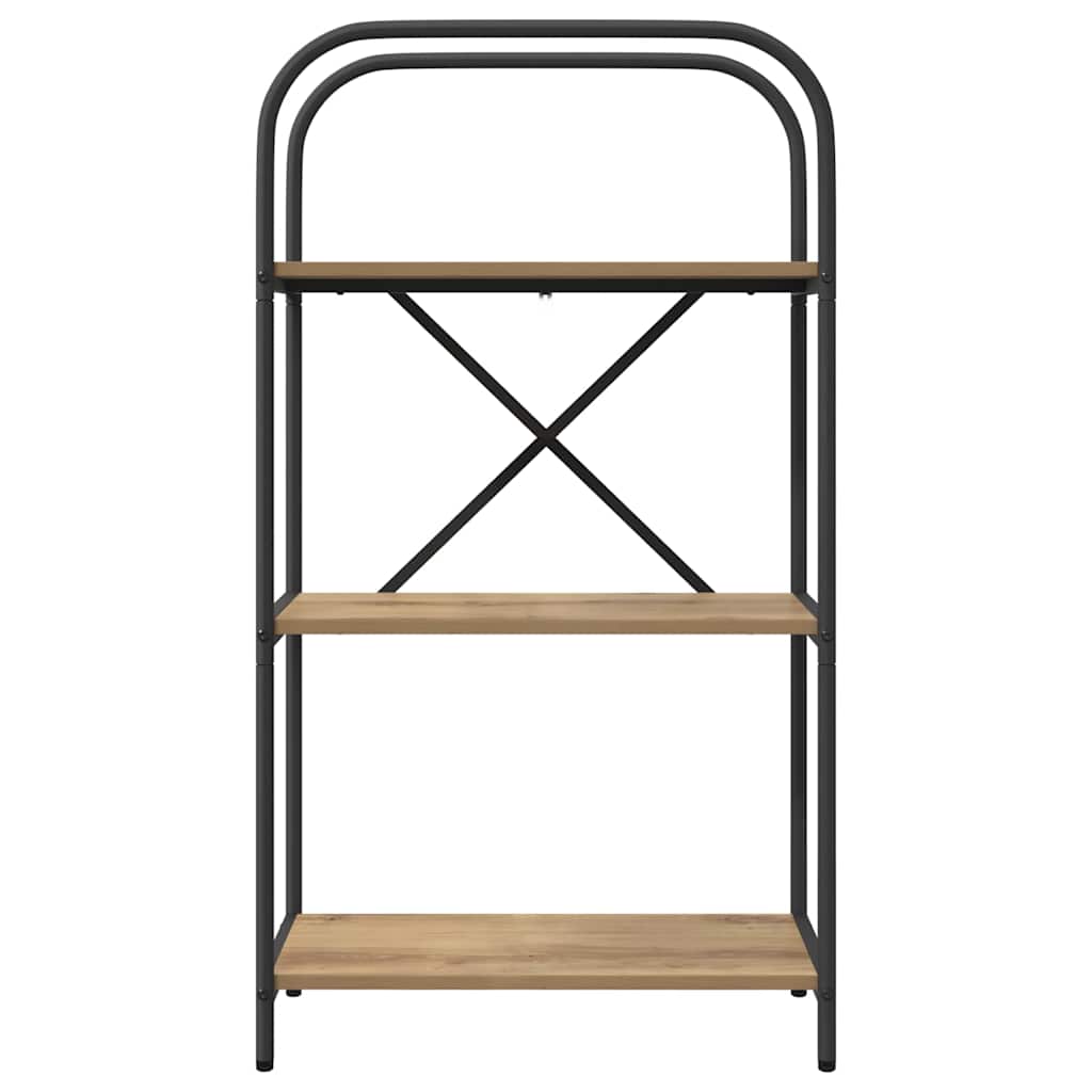 Boekenkast Artisan Eiken 60 x 30 x 109 cm Bewerkt hout is nu te koop bij PeponiXL, paradijselijk wonen!