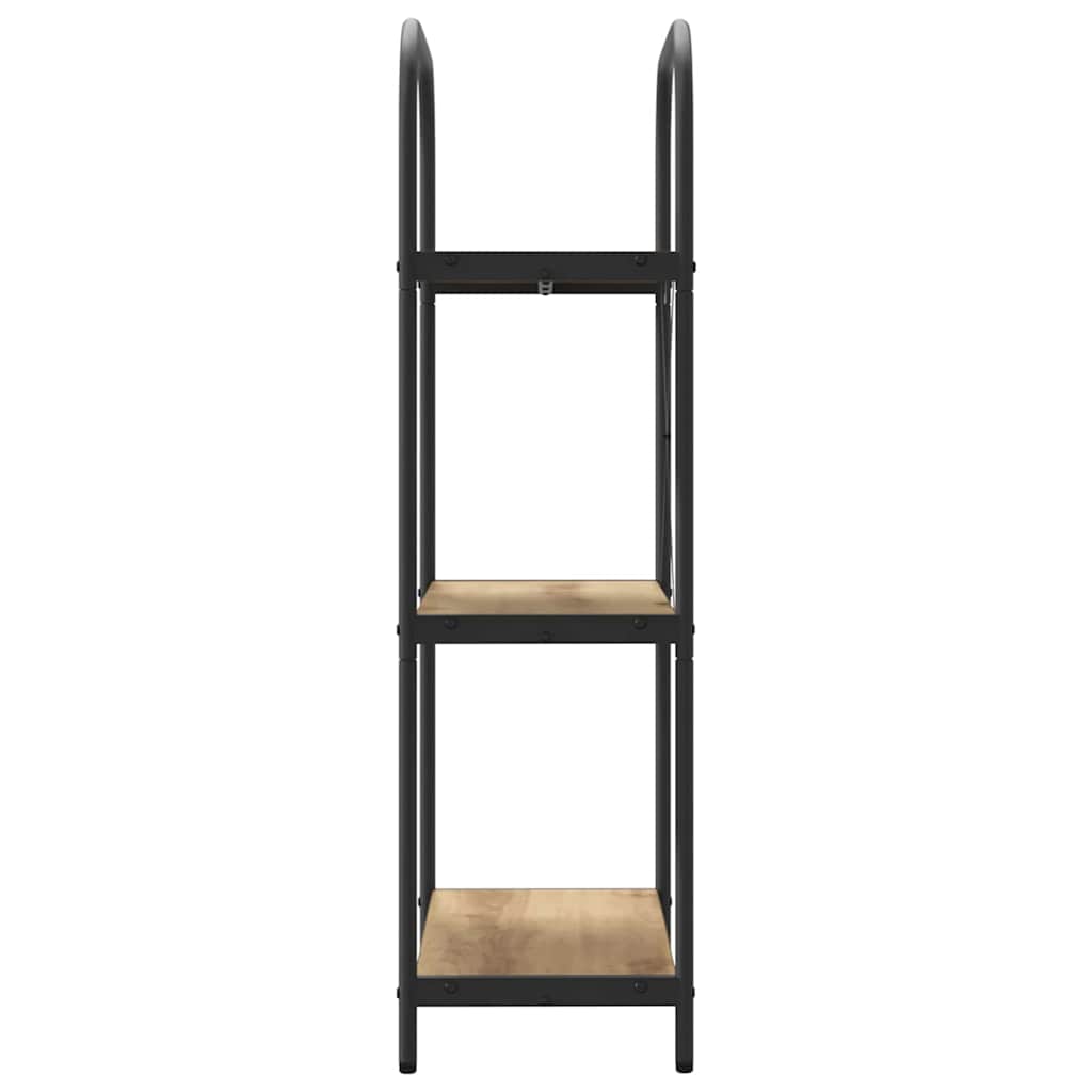 Boekenkast Artisan Eiken 60 x 30 x 109 cm Bewerkt hout is nu te koop bij PeponiXL, paradijselijk wonen!