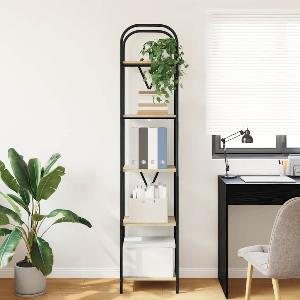 Boekenkast Sonoma Eiken 40 x 30 x 183 cm Bewerkt hout is nu te koop bij PeponiXL, paradijselijk wonen!