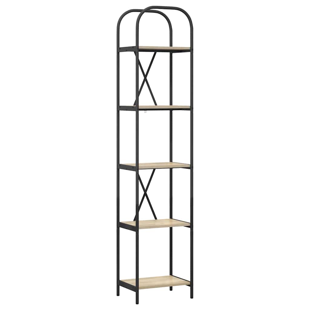 Boekenkast Sonoma Eiken 40 x 30 x 183 cm Bewerkt hout is nu te koop bij PeponiXL, paradijselijk wonen!