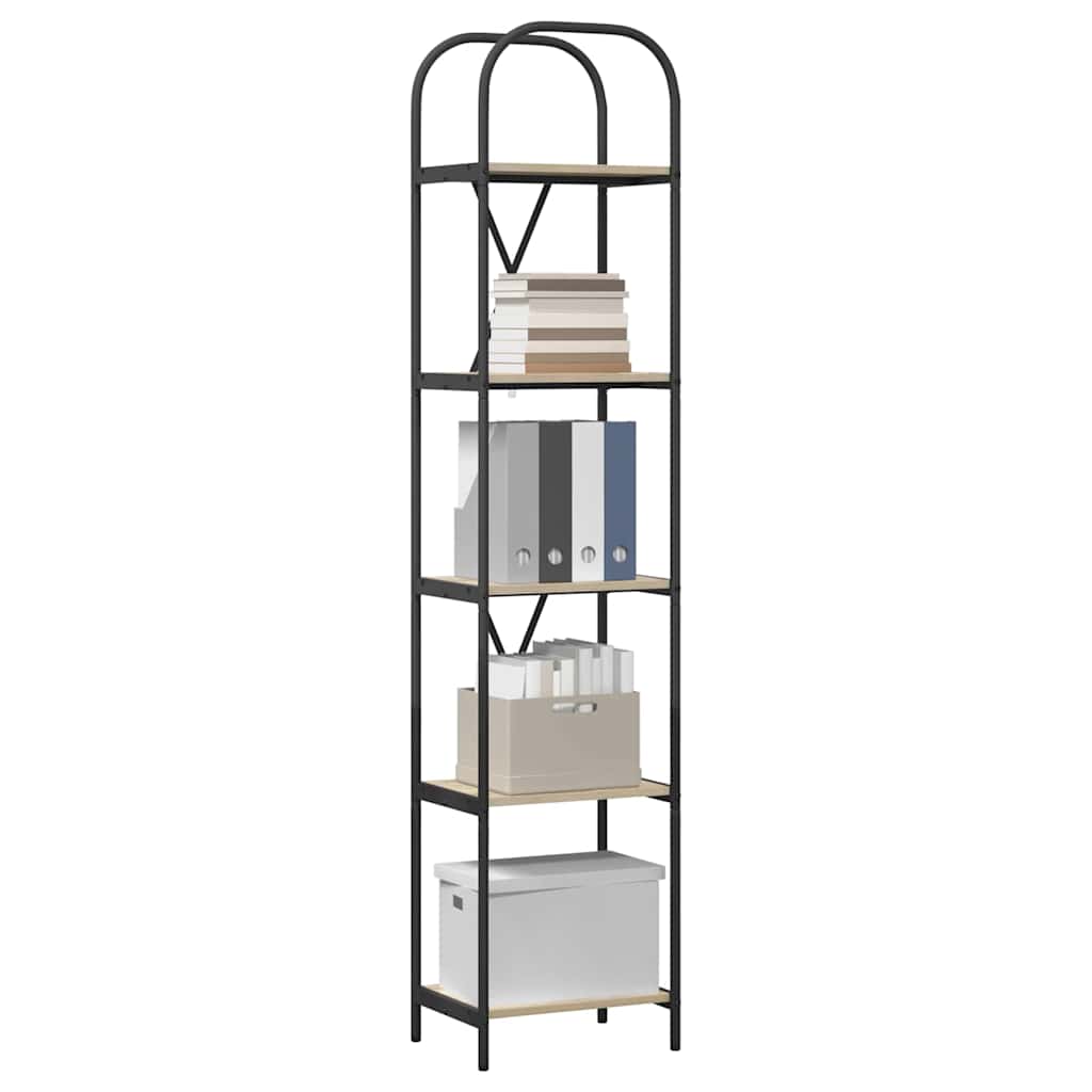 Boekenkast Sonoma Eiken 40 x 30 x 183 cm Bewerkt hout is nu te koop bij PeponiXL, paradijselijk wonen!