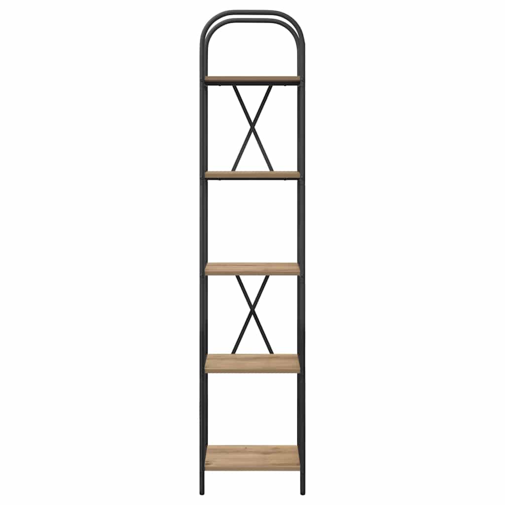 Boekenkast Artisan Eiken 40 x 30 x 183 cm Bewerkt hout is nu te koop bij PeponiXL, paradijselijk wonen!