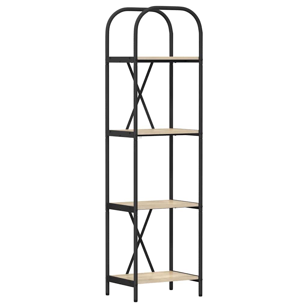 Boekenkast Sonoma Eiken 40 x 30 x 146 cm Bewerkt hout is nu te koop bij PeponiXL, paradijselijk wonen!