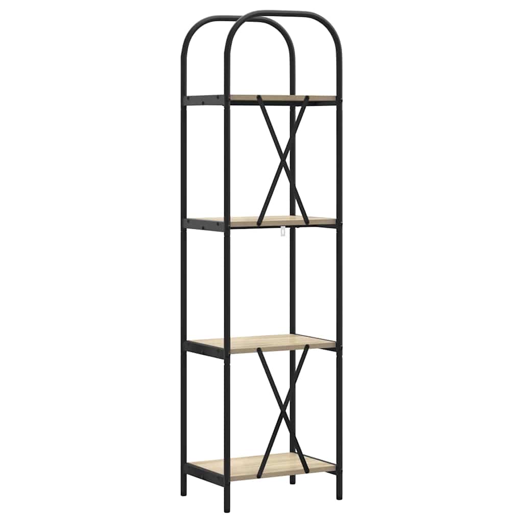 Boekenkast Sonoma Eiken 40 x 30 x 146 cm Bewerkt hout is nu te koop bij PeponiXL, paradijselijk wonen!