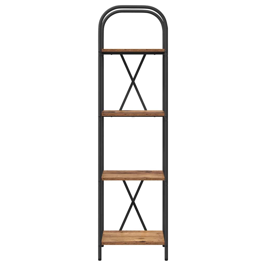 Boekenkast Oudhout 40 x 30 x 146 cm Bewerkt hout is nu te koop bij PeponiXL, paradijselijk wonen!