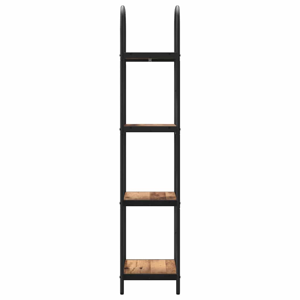 Boekenkast Oudhout 40 x 30 x 146 cm Bewerkt hout is nu te koop bij PeponiXL, paradijselijk wonen!