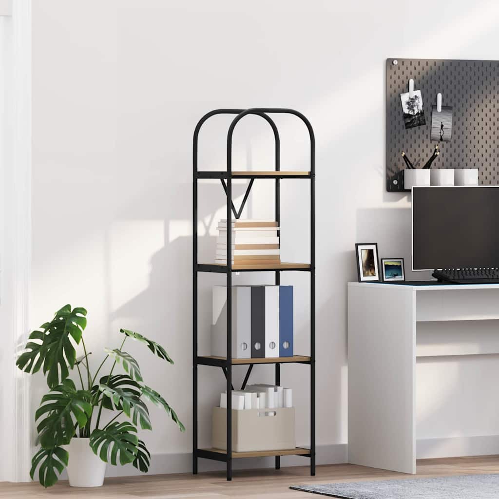 Boekenkast Artisan Eiken 40 x 30 x 146 cm Bewerkt hout is nu te koop bij PeponiXL, paradijselijk wonen!