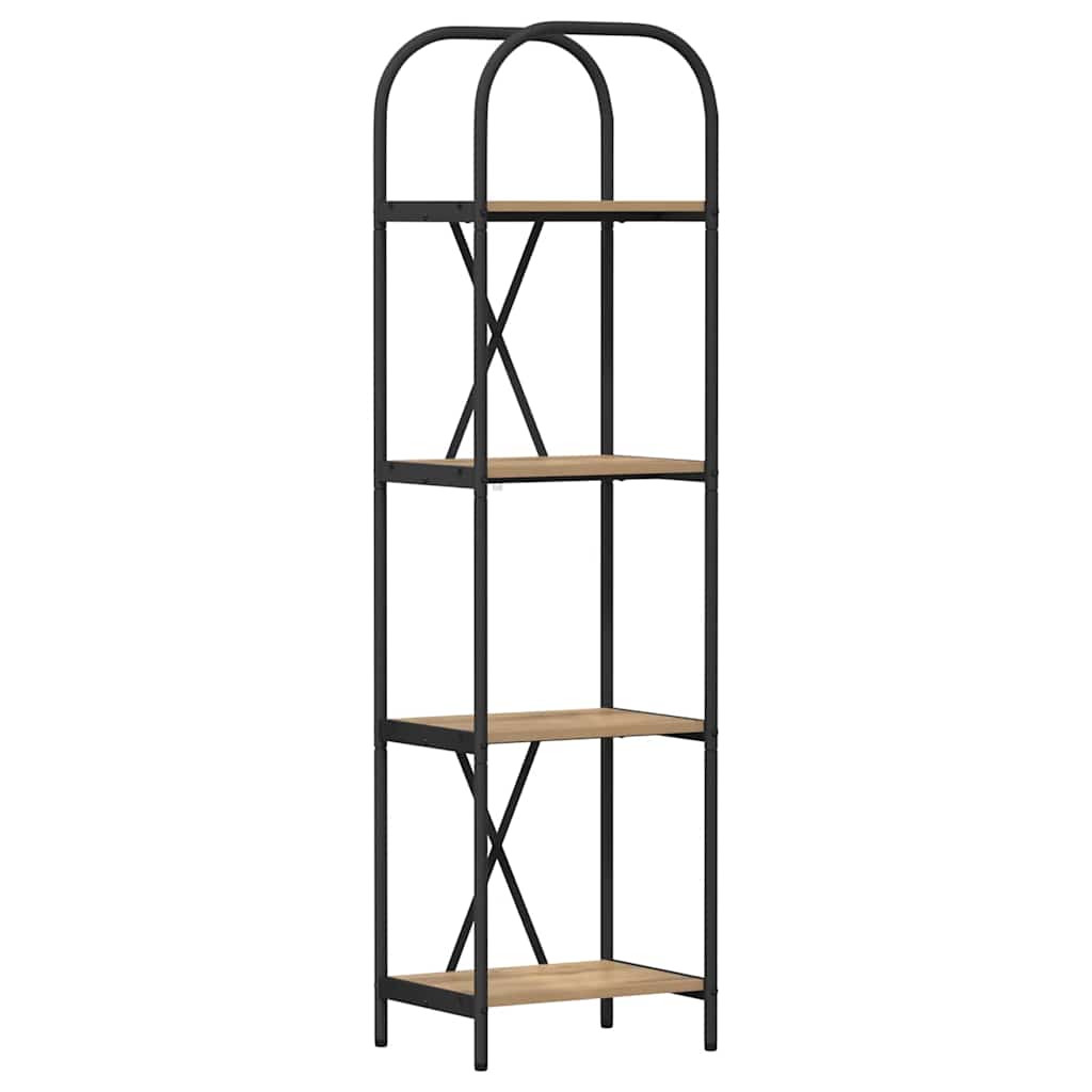 Boekenkast Artisan Eiken 40 x 30 x 146 cm Bewerkt hout is nu te koop bij PeponiXL, paradijselijk wonen!