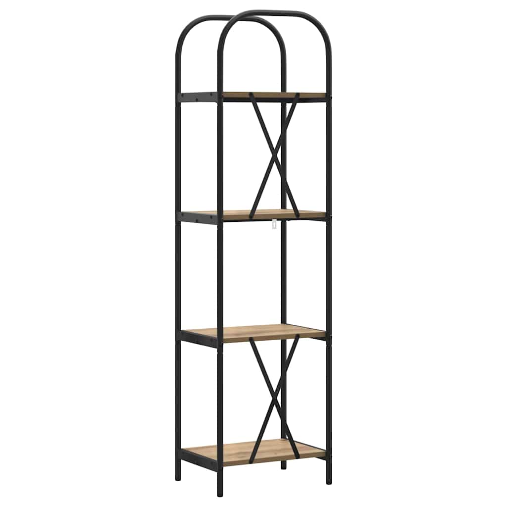 Boekenkast Artisan Eiken 40 x 30 x 146 cm Bewerkt hout is nu te koop bij PeponiXL, paradijselijk wonen!