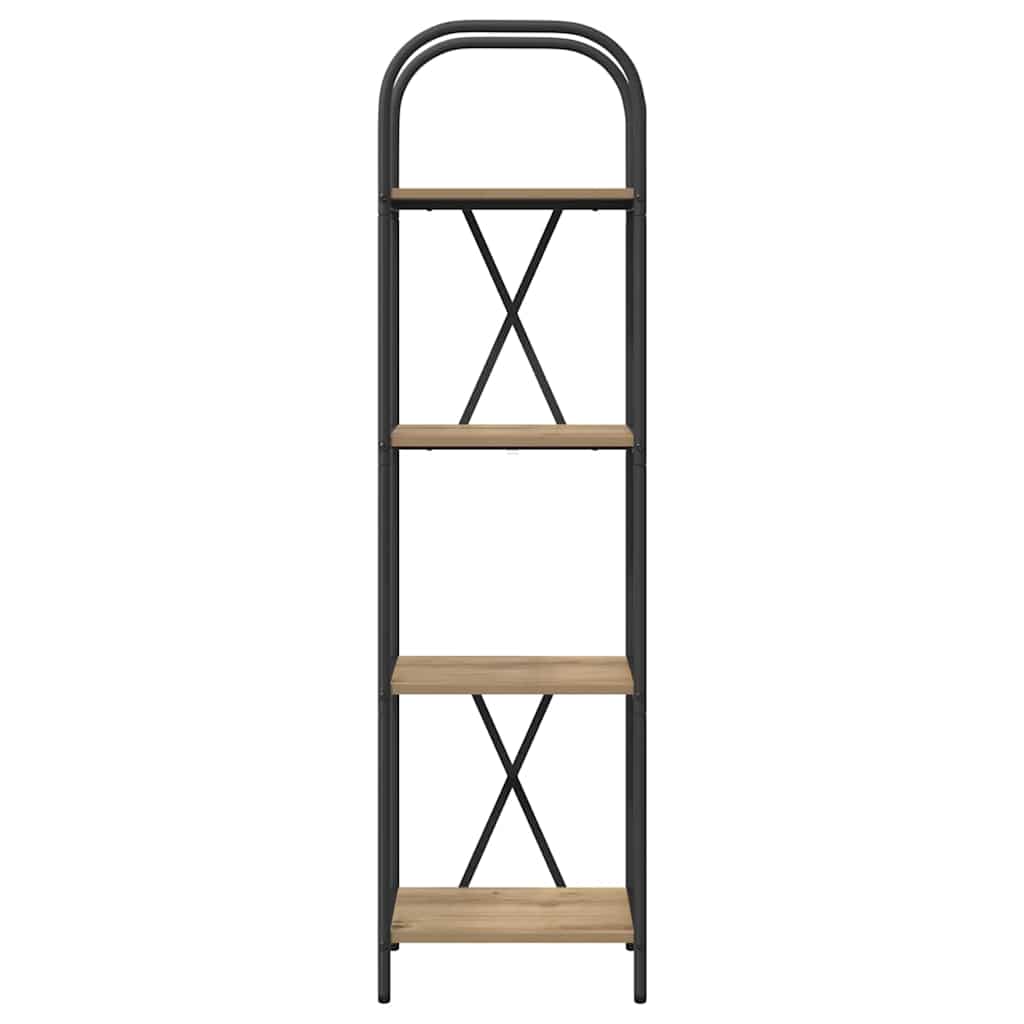 Boekenkast Artisan Eiken 40 x 30 x 146 cm Bewerkt hout is nu te koop bij PeponiXL, paradijselijk wonen!